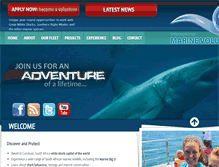 Tablet Screenshot of marinevolunteers.com